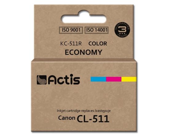 Actis KC-511R Ink (replacement for Canon CL-511; Standard; 12 ml; color: cyan, magenta, yellow) Чернила для принтера