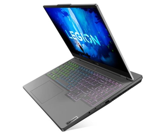 Lenovo Legion 5 15IAH7H i7-12700H 15.6" WQHD IPS 300nits AG 165Hz 16GB DDR5 4800 SSD512 GeForce RTX 3070 8GB NoOS Storm Grey Portatīvie datori