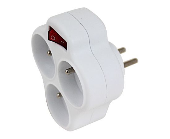 Esperanza ELK304W Electrical Splitter 3 sockets switch White Зарядные устройства