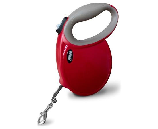 HILTON SMART DOG TAPE L BORDOWO-SZARA SMYCZ AUTOMATYCZNA 5M DLA PSA DO 30KG Citas preces