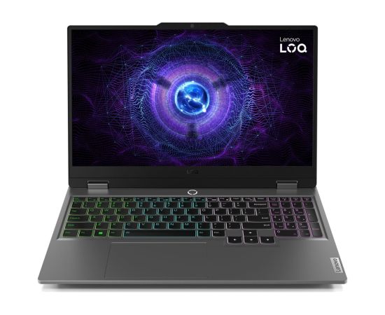 Lenovo LOQ 15IAX9 i5-12600HX 15.6" FHD IPS 300 nits 144Hz AG 16GB DDR5 4800 512GB SSD GeForce RTX 4050 6GB LAN 720p webcam 60Wh Win11 Luna Grey Ноутбуки
