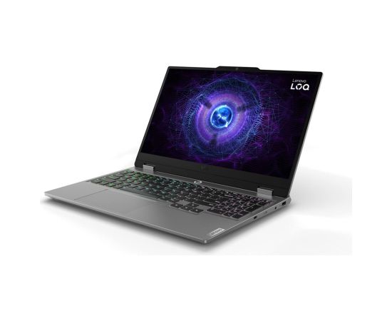 Lenovo LOQ 15IAX9 i5-12600HX 15.6" FHD IPS 300 nits 144Hz AG 16GB DDR5 4800 512GB SSD GeForce RTX 4050 6GB LAN 720p webcam 60Wh Win11 Luna Grey Ноутбуки