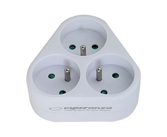 Esperanza ELK303W Electrical Splitter 3 sockets White Зарядные устройства