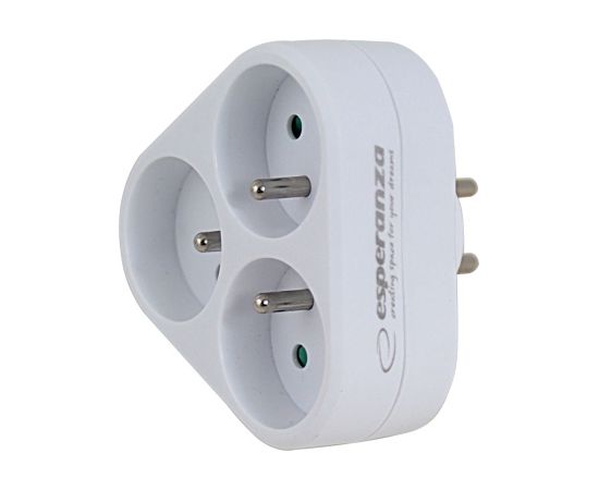 Esperanza ELK303W Electrical Splitter 3 sockets White Зарядные устройства