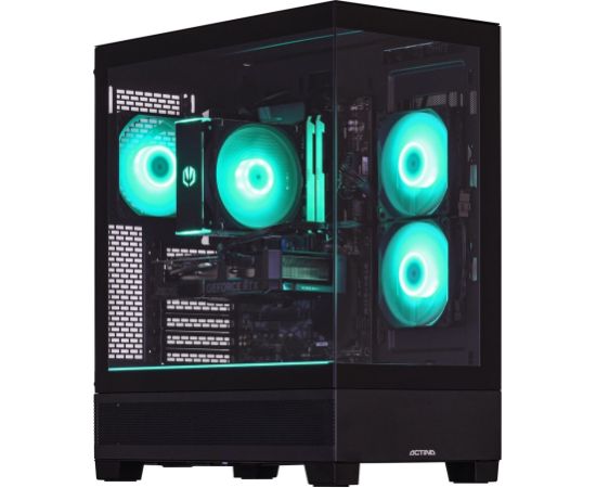 Actina 5901443440123 PC AMD Ryzen™ 7 5700X 16 GB DDR4-SDRAM 1 TB SSD AMD Radeon RX 9060 XT Midi Tower Black Personālie datori