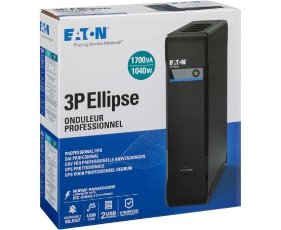 Eaton 3P Ellipse 1700 uninterruptible power supply (UPS) Standby (Offline) 1.7 kVA 1040 W 8 AC outlet(s) UPS Nepārtrauktā barošana