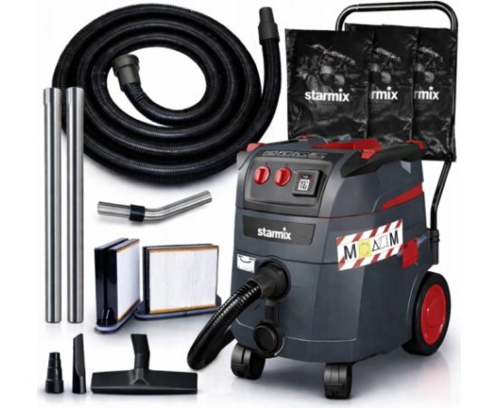 Putekļsūcējs Starmix iPulse M-1635 Safe TOP; 1600 W; 35 l Промышленные пылесосы