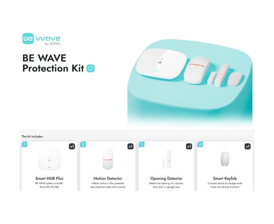 CONTROL PANEL WRL/BEWAVE PROTECTION KIT SATEL Signalizācijas Paneļi 