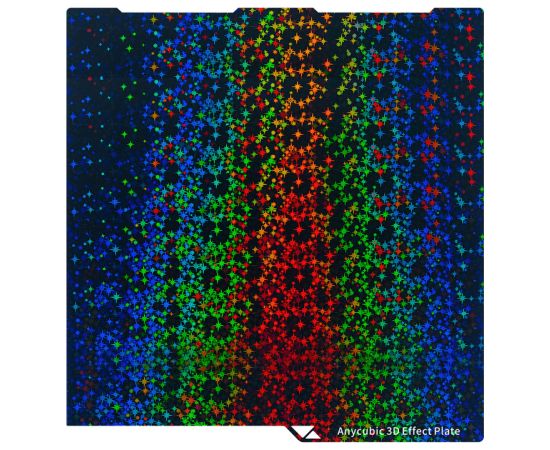 Anycubic 3D-effect plate (octagon + diamond) for Kobra 3/3 Combo/3 V2/3 V2 Combo 3D-принтеры