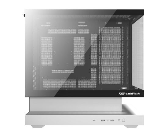 Darkflash F1 computer case (White) + 6 ARGB fans Datoru korpusi