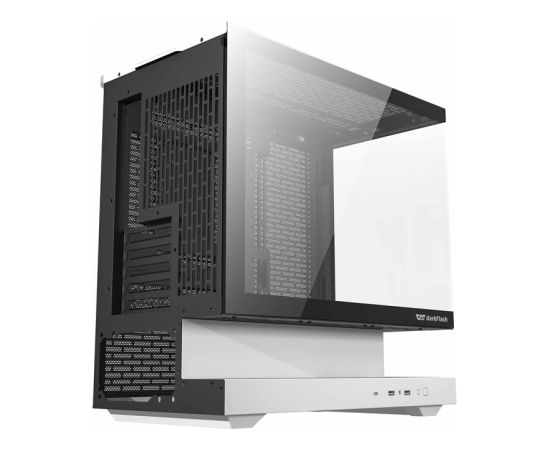 Darkflash F1 computer case (White) + 6 ARGB fans Datoru korpusi