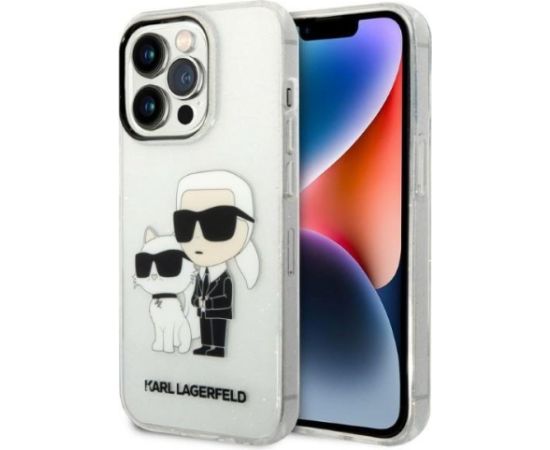Karl Lagerfeld KLHCP14LHNKCTGT Aizmugurējais Apvalks Priekš Apple iPhone 14 Pro Neoriģinālie Maciņi