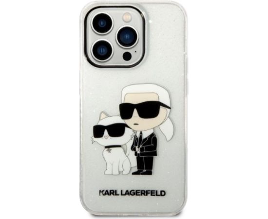Karl Lagerfeld KLHCP14LHNKCTGT Aizmugurējais Apvalks Priekš Apple iPhone 14 Pro Neoriģinālie Maciņi