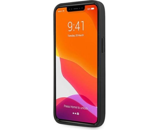 BMW Коллекция M BMHCP13XTRTBK Back Case Кожанный Чехол для телефона Apple iPhone 13 Pro Max Черный Чехлы - альтернативные