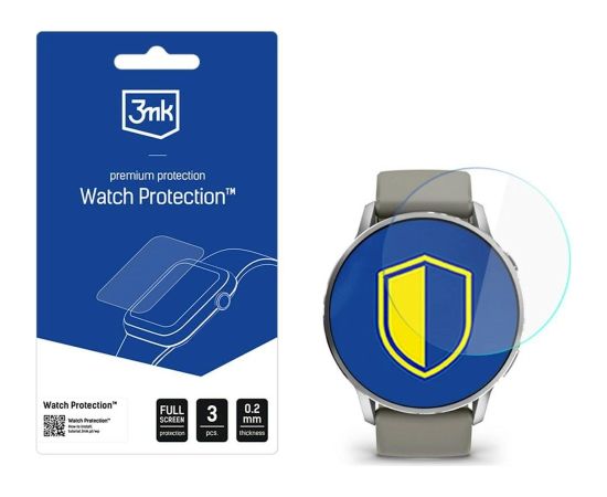 3MK ARC Fullscreen Watch Protector 45mm Priekš Viedpulksteņi Garmin Venu 4 Aizsargstikli planšetdatoriem