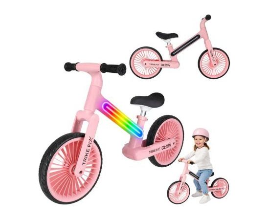 Trike Fix Glow LED Детский Беговел Розовый Самокаты и скейтборды