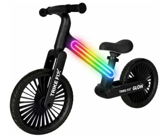 Trike Fix Glow LED Balansa Ritenis Melns Jaunumi, Bērnu preces