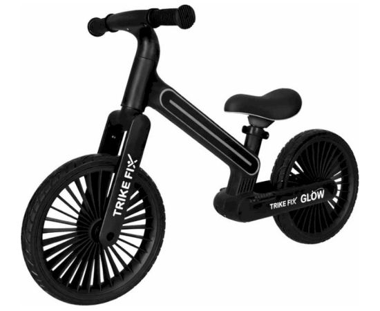 Trike Fix Glow LED Balansa Ritenis Melns Jaunumi, Bērnu preces
