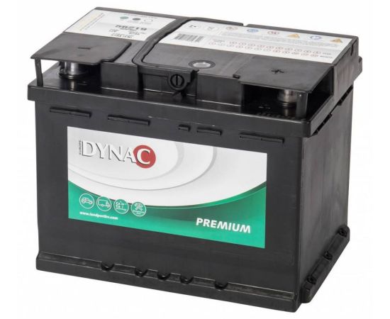 Akumulators 62Ah 510A DYNAC Premium akumulators 242x175x190mm Akumulatori