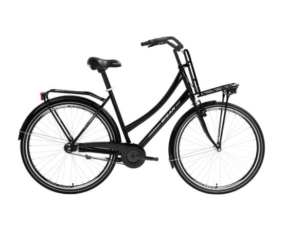 Pilsētas velosipēds Bisan Fluante C Glossy Black /Silver (Rata izmērs: 700C Rāmja izmērs: 20,5) Pilsētas velosipēdi