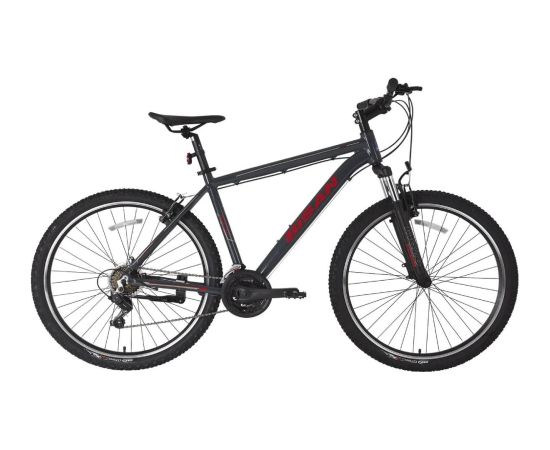 Kalnu velosipēds Bisan ATLAS V Grey/Red (Rata izmērs: 27,5 Rāmja izmērs: 19) Горные велосипеды (MTB)