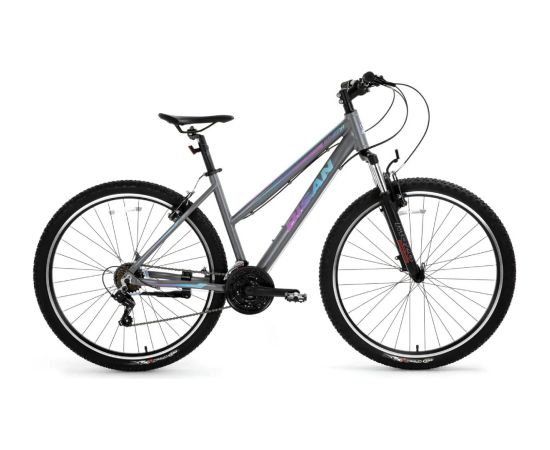Kalnu velosipēds Bisan ATHENA V Metallic Grey/Blue/Purple (Rata izmērs: 27,5 Rāmja izmērs: 17) Kalnu velosipēdi (MTB)