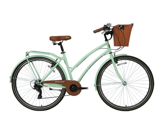 Pilsētas velosipēds Bisan 28 Serenity S (PR10010420) zaļš/melns (19) Pilsētas velosipēdi