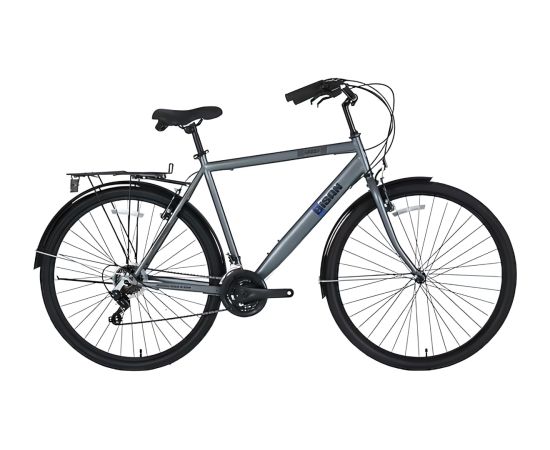 Pilsētas velosipēds Bisan 28 Hardy (PR10010413) pelēks/melns (21) Городские велосипеды