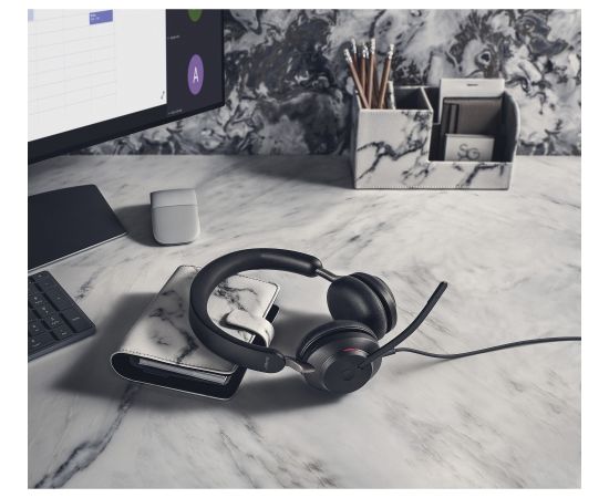 Jabra Evolve2 40 SE (black, MS version, stereo, USB-A and USB-C) Наушники