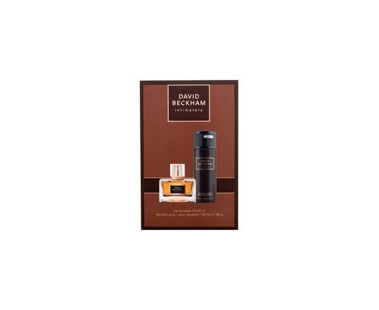 David Beckham Intimately for Men Gift set EDT 75 ml and deospray 150 ml 75ml Парфюмерные наборы
