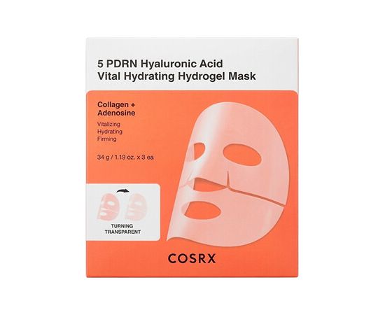 Cosrx 5 PDRN Hyaluronic Acid Hydrogel Mask - Hydratační maska 34.0g Духи и косметика