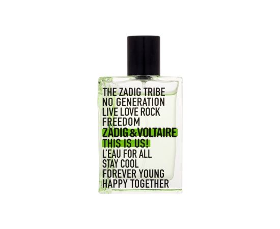 Zadig & Voltaire This Is Us! / L'Eau For All 50ml Unisex Smaržas