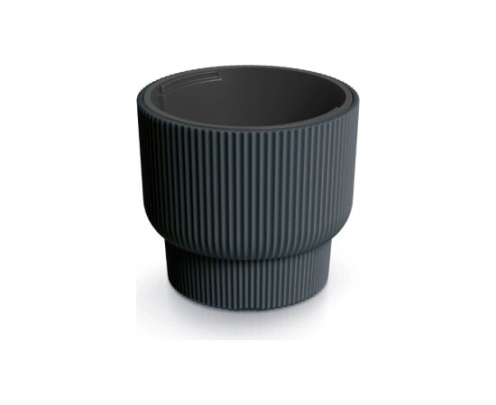 Prosperplast Puķu pods Milly zems 39.5x35cm 20L, antracīts Interjera un Dizaina priekšmeti