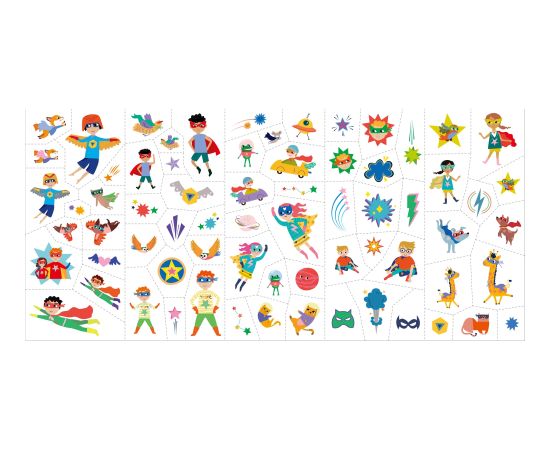 AVENIR Наклейки на лицо и татуировки: Супергерои Творческие игрушки