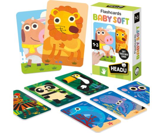 HEADU мягкие карточки для малышей Развивающие игры