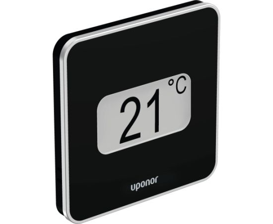 Uponor Smatrix Base termostats D+RH STYLE T-149 BUS, melns Silto grīdu sistēmas