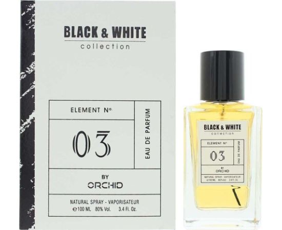 Giordano Amaro Orchid, Black & White Collection Element No. 03, Eau De Parfum, Unisex, 100 ml Unisex Unisex Smaržas