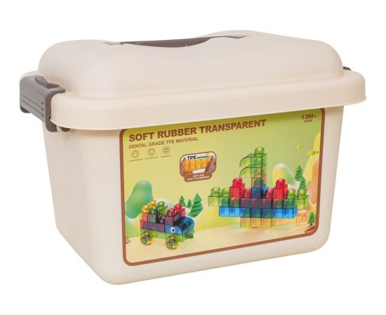 Polesie Zestaw Miękkich Żelowych Klocków 82el. + Kuferek EDUKAMP Машины и аксессуары