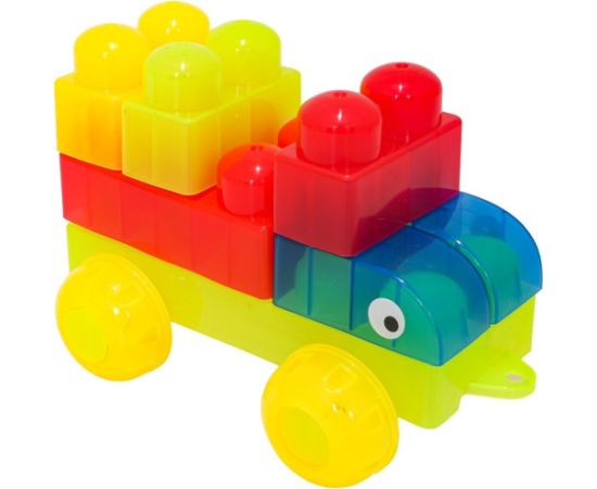 Polesie Zestaw Miękkich Żelowych Klocków 82el. + Kuferek EDUKAMP Машины и аксессуары