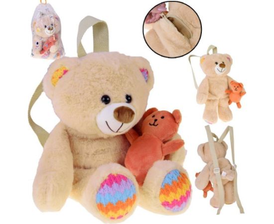 Jokomisiada Uroczy Plecak MIŚ pluszowy plecak z regulowanymi szelkami ZA5683 EDUKAMP Мягкие игрушки