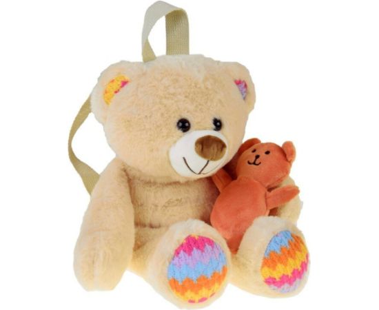 Jokomisiada Uroczy Plecak MIŚ pluszowy plecak z regulowanymi szelkami ZA5683 EDUKAMP Мягкие игрушки