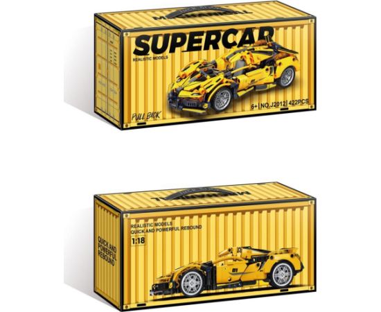 Ramiz Zestaw Klocków Auto Sportowe Żółte 422el. EDUKAMP Машины и аксессуары