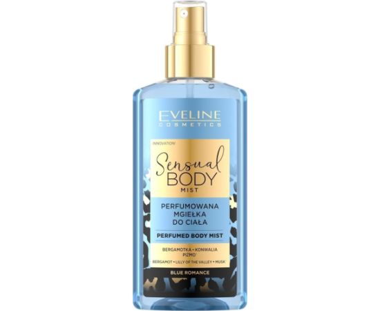 Eveline Cosmetics Eveline Sensual Body Mist perfumowana Mgiełka do ciała blue romance 150ml Sieviešu Smaržas