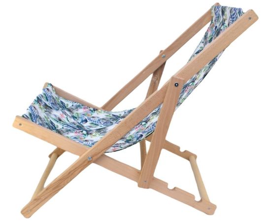 Enero LEŻAK DREWNIANY CLASSIC BLUE FLOWERS Шезлонги и пляжные стулья