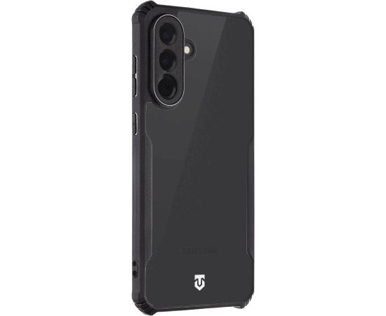 Tactical Quantum Stealth Cover Aizsargapvalks priekš Samsung Galaxy A36 5G / caurspīdīgs/melns Neoriģinālie Maciņi