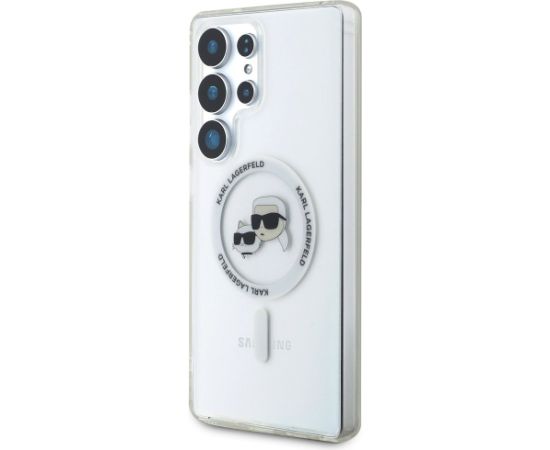 Karl Lagerfeld IML K&CH Heads MagSafe Case Aizsargapvalks priekš Samsung Galaxy S25 Ultra Neoriģinālie Maciņi