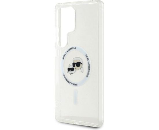Karl Lagerfeld IML K&CH Heads MagSafe Case Aizsargapvalks priekš Samsung Galaxy S25 Ultra Neoriģinālie Maciņi