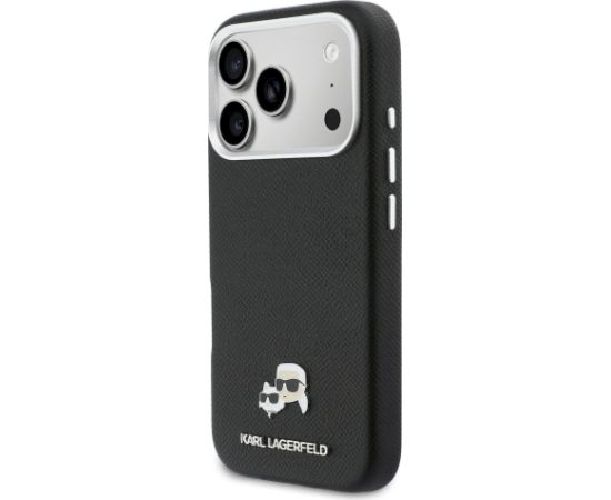 Karl Lagerfeld PU Karl and Choupette Heads Pins MagSafe Case Чехол для Apple iPhone 17 Pro Max Чехлы - альтернативные
