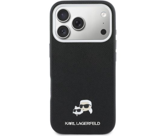 Karl Lagerfeld PU Karl and Choupette Heads Pins MagSafe Case Чехол для Apple iPhone 17 Pro Max Чехлы - альтернативные