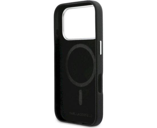 Karl Lagerfeld PU Karl and Choupette Heads Pins MagSafe Case Чехол для Apple iPhone 17 Pro Max Чехлы - альтернативные